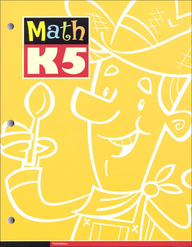 BJU Press Math K5 Student Worktext 3rd Edition