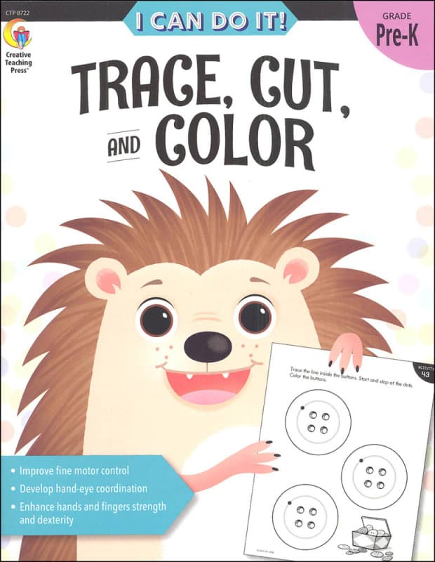 I Can Do It! Trace, Cut, and Color