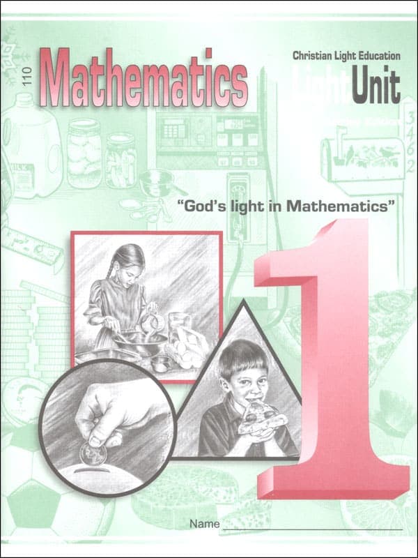 Christian Light Math LightUnit 110 Sunrise Edition