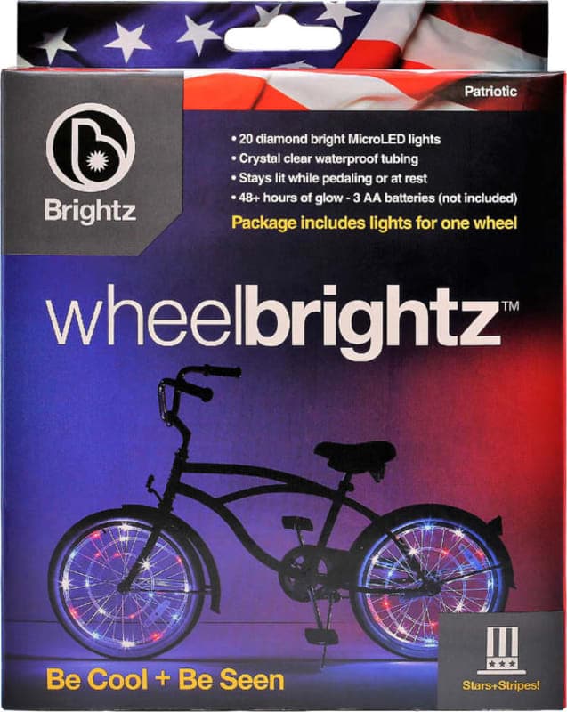 Wheel Brightz Bike Tire Lights - Patriotic
