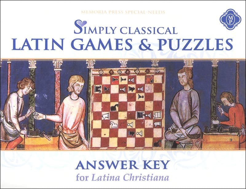 Memoria Press Simply Classical Latin Games &