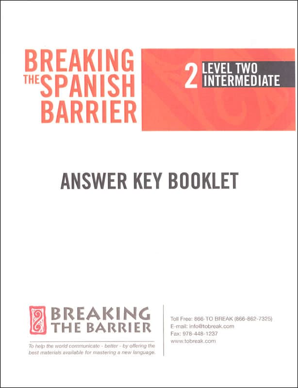 Breaking the Spanish Barrier - Level 2