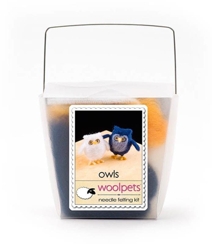 Needle Felting Kit: Owls