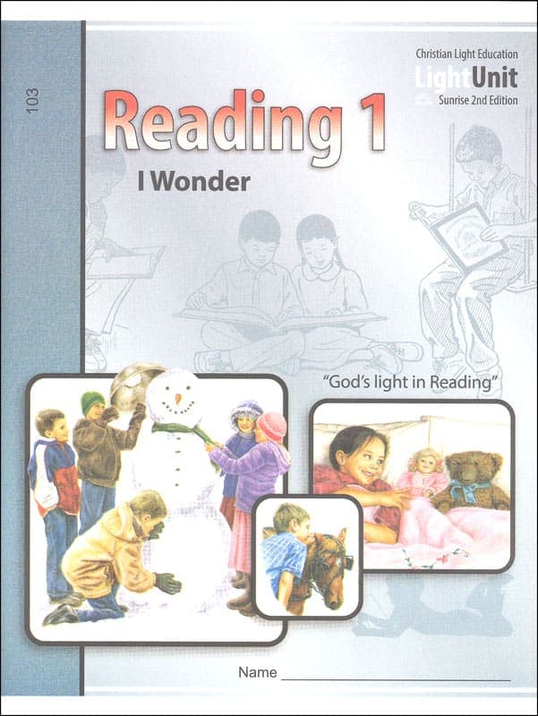 Christian Light I Wonder Reading 103 LightUnit