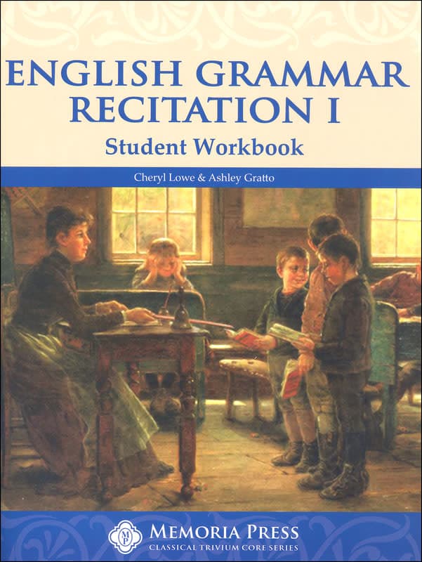 Memoria Press English Grammar Recitation Workbook