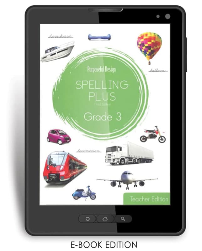 Purposeful Design Spelling Plus - Grade 3 Teacher