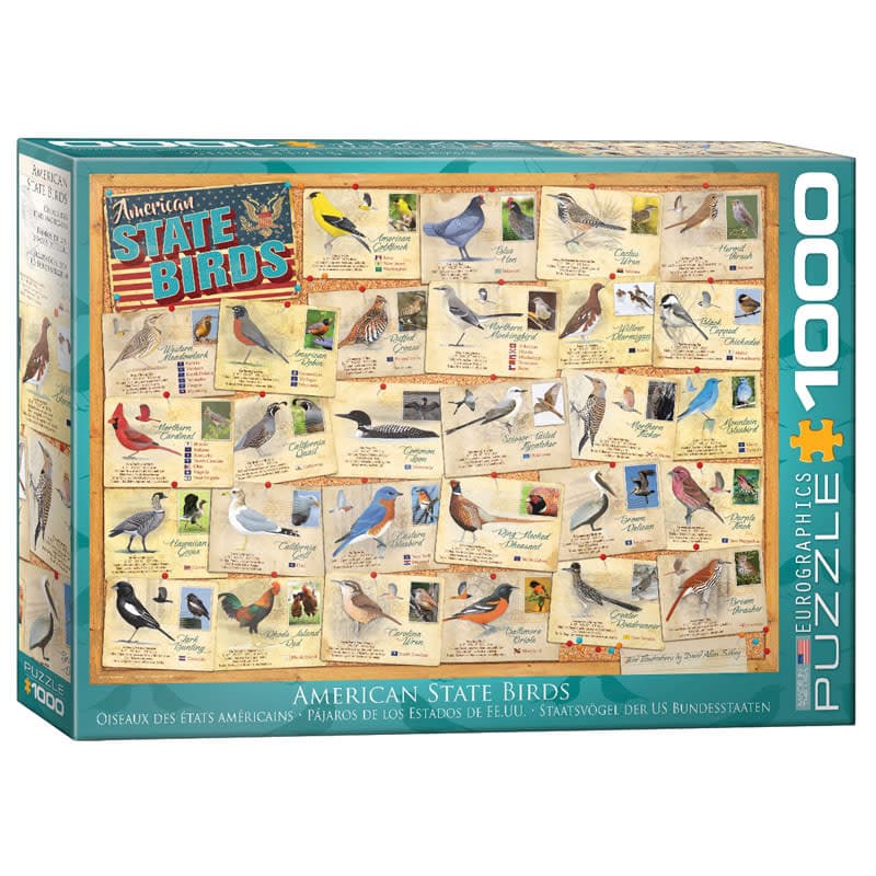 Eurographics American State Birds 1000-piece