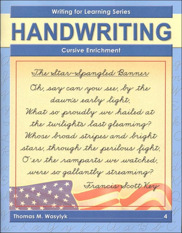 Cursive Enrichment Grade 4 (WFL Series)