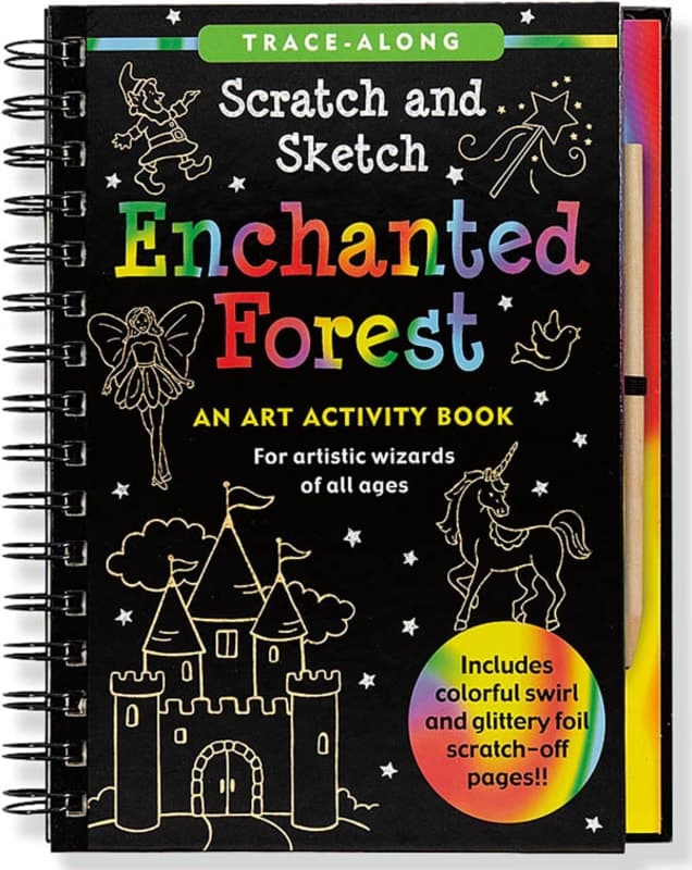 Enchanted Forest Trace-Along Scratch and Sketch