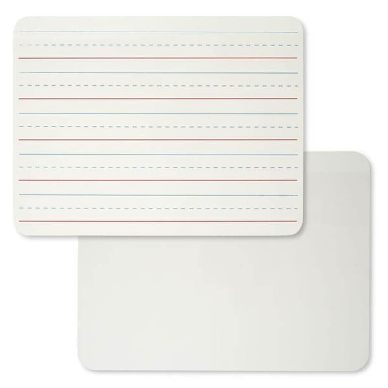 Magnetic Dry Erase Lapboard: 2-Sided Plain/Lined