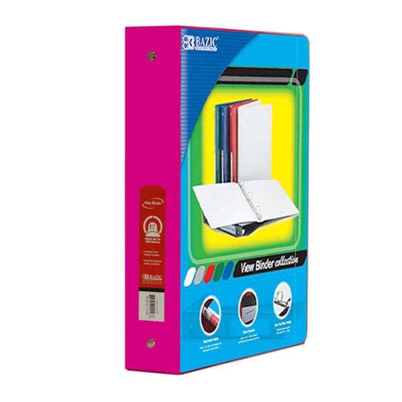 Binder - 3-Ring View 1.5" Fuchsia