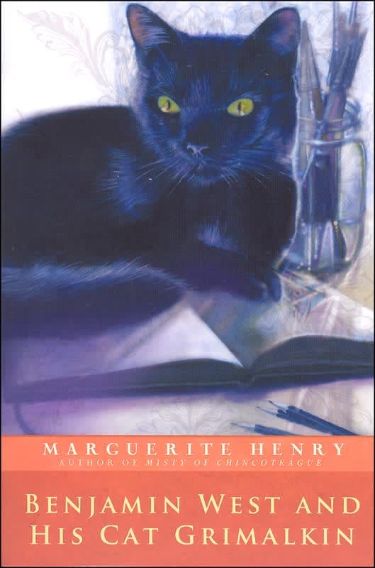 Benjamin West and His Cat Grimalkin by Marguerite