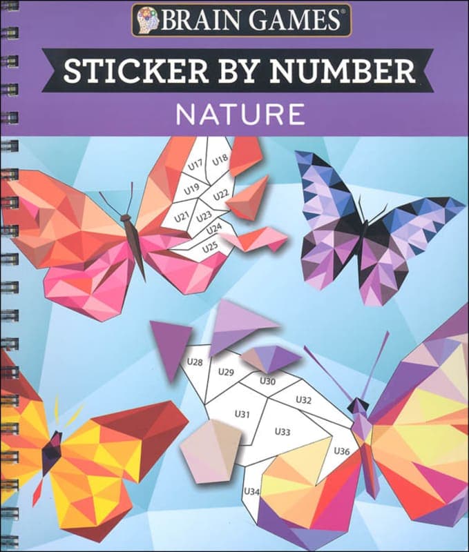Sticker by Number - Nature (Brain Games)