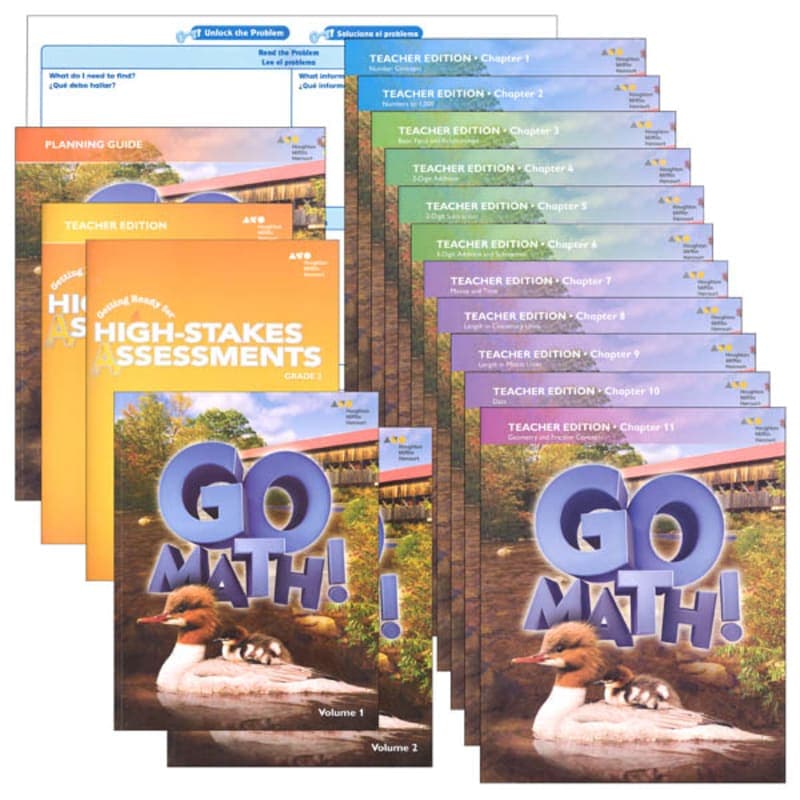 Go Math! National Homeschool Package Grade 2