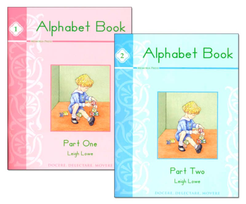 Memoria Press Alphabet Book 1 & 2 Set