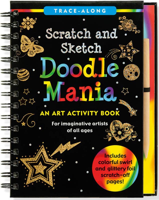 Doodle Mania Scratch and Sketch Trace-Along