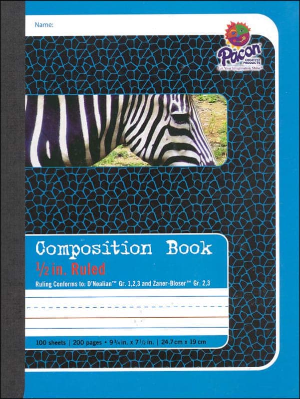 Composition Book - D'Nealian (1-3), Zaner-Bloser