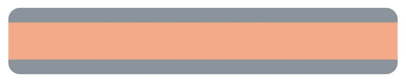 Double Wide Sentence Strip Reading Guide - Peach