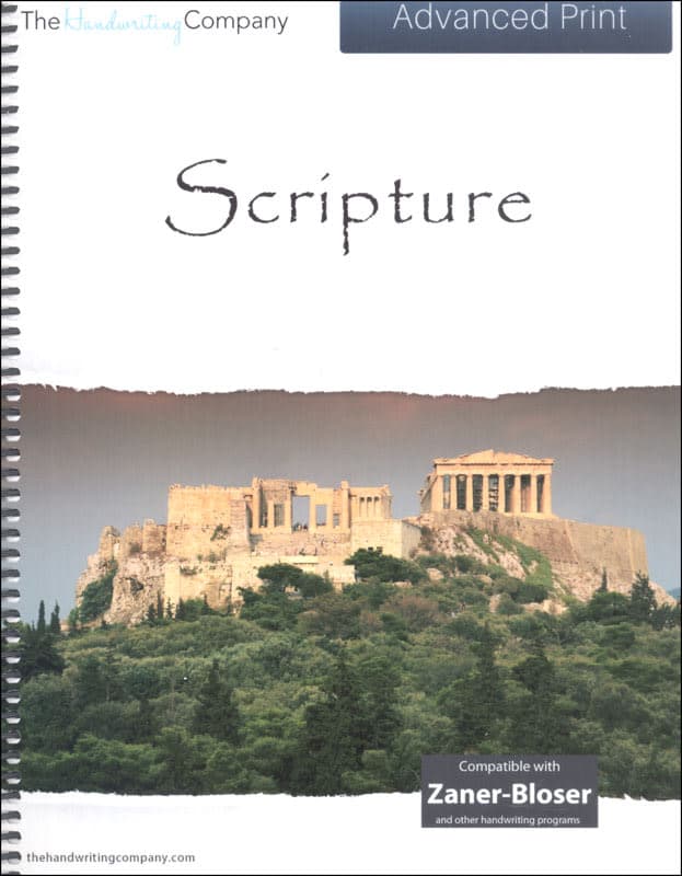 Scripture Character Writing Worksheets