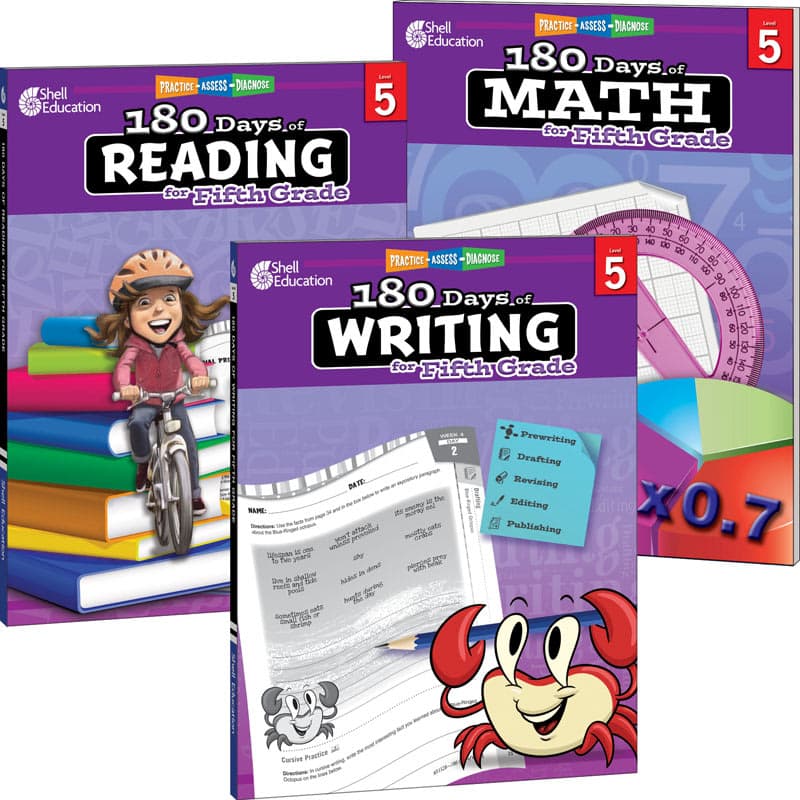 180 Days of Reading, Writing, and Math Grade 5