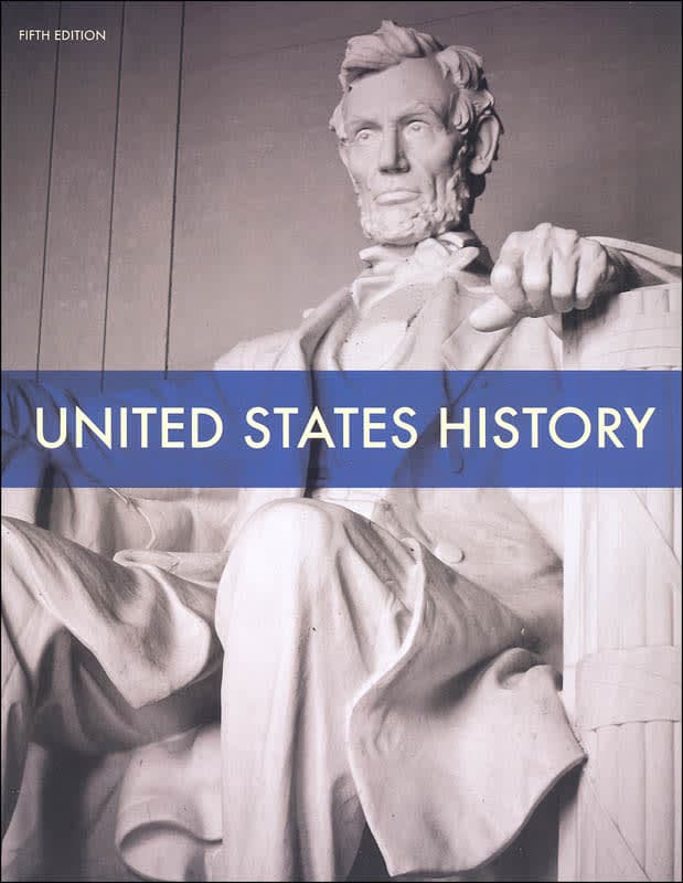 BJU Press United States History Student Text 5th