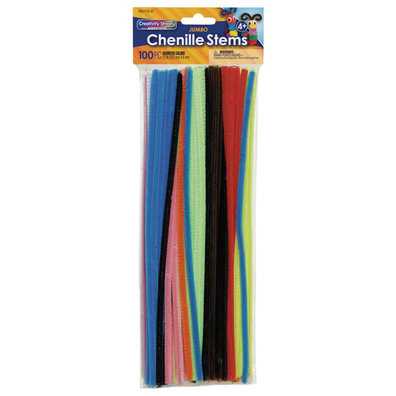 Multi Chenille Stems 6mm x 12"