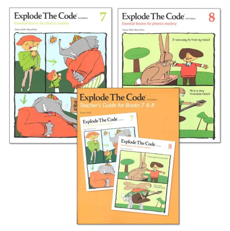 Explode the Code Books 7 & 8 with Teacher Guide