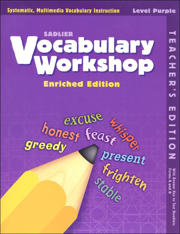 Vocabulary Workshop Enriched Teacher Edition