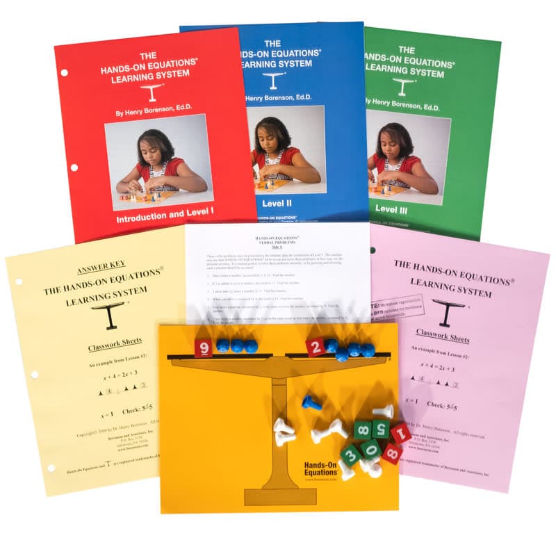 Hands-On Equations Learning System