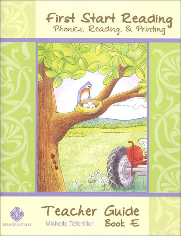 Memoria Press First Start Reading Book E Teacher