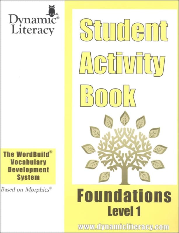 WordBuild Foundations Level 1 Student Activity