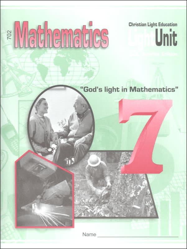 Christian Light Math LightUnit 702 Sunrise Edition