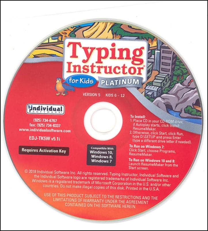 Typing Instructor for Kids Platinum 5.0 Windows