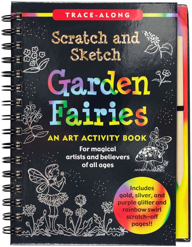 Garden Fairies Trace-Along Scratch & Sketch