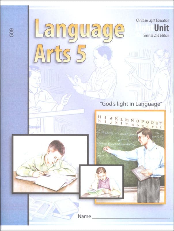 Christian Light Language Arts LightUnit 509
