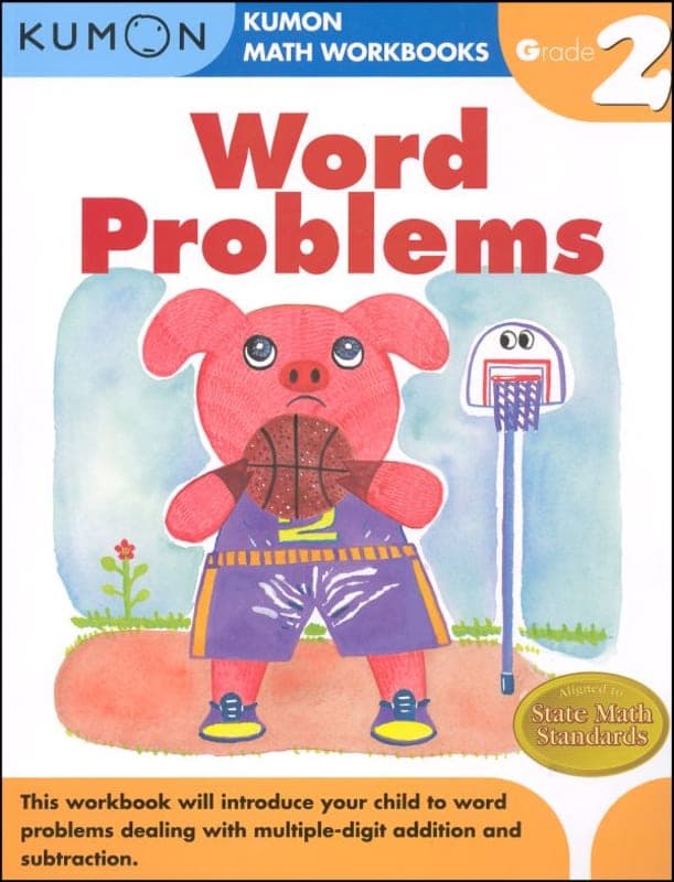 Kumon Word Problems Workbook - Grade 2