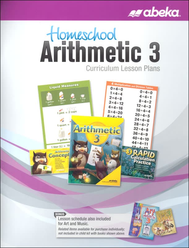 Abeka Arithmetic 3 Homeschool Curriculum Lesson