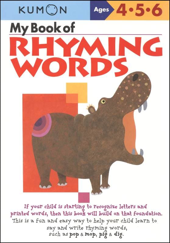 Kumon My Book of Rhyming Words (Grades PK-1)