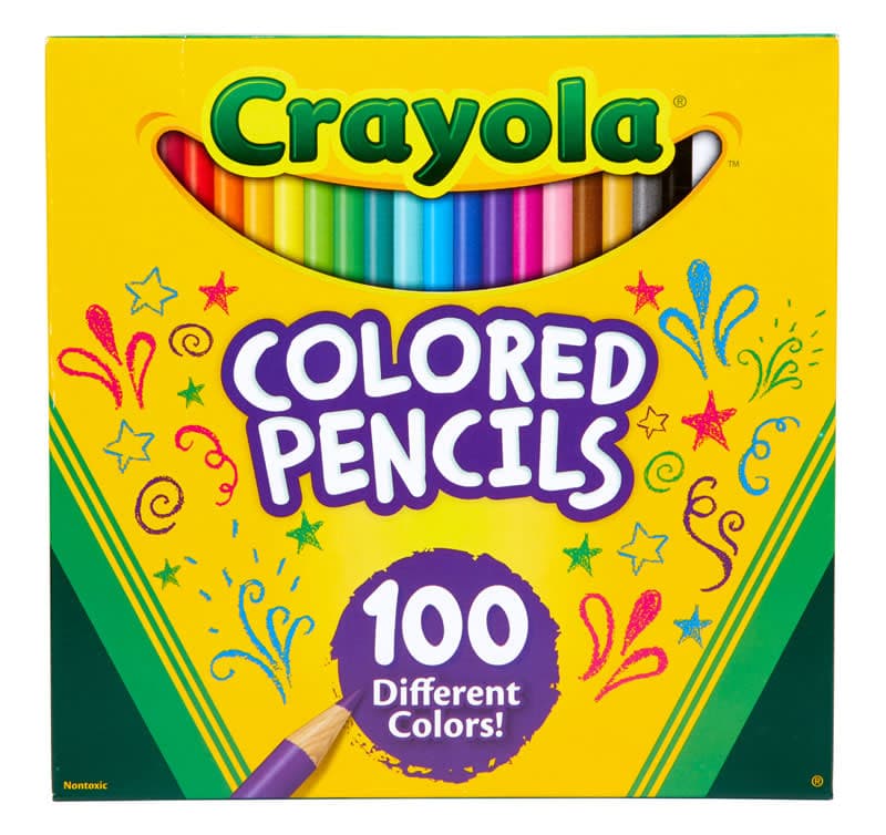 Crayola Colored Pencils, Assorted Colors, 100
