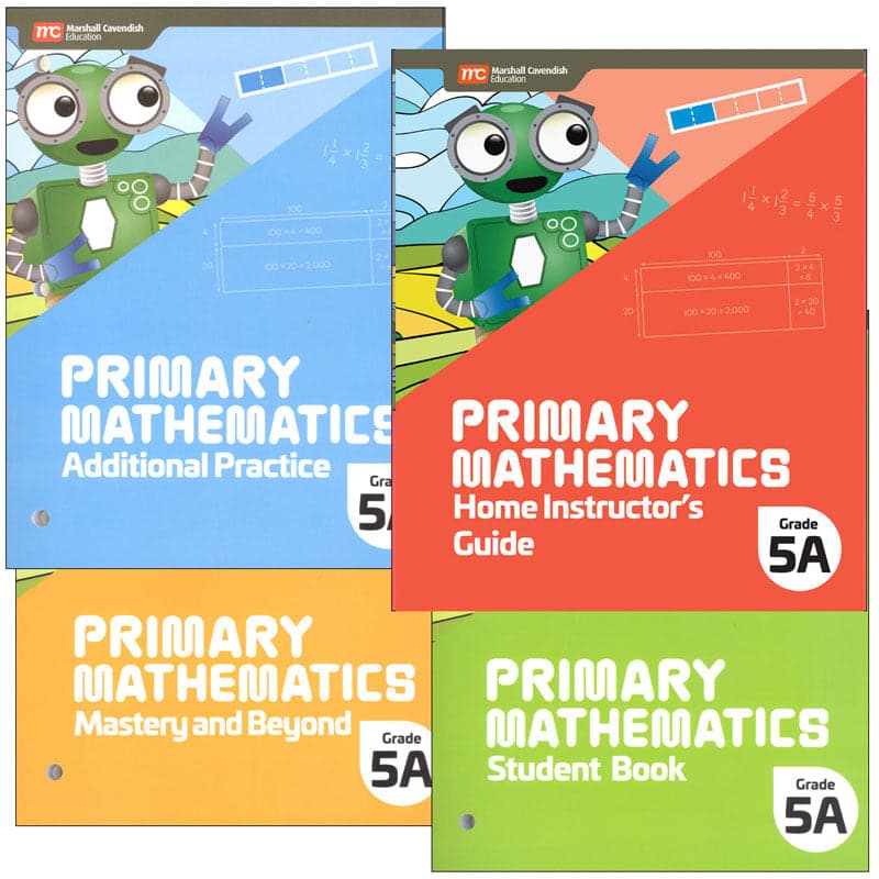Primary Math 2022 Grade 5A Semester Set