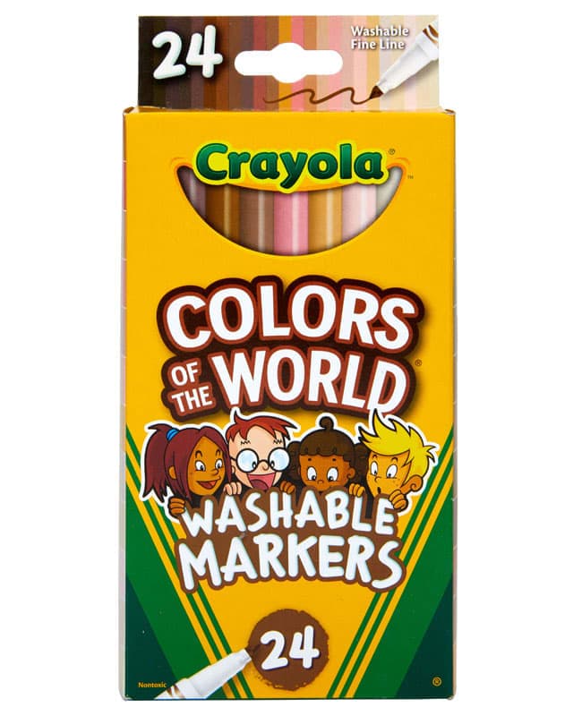 Crayola Colors of the World Washable Fine Line