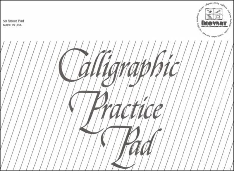 Calligraphy Practice Pad 9" x 12" 50 sheets