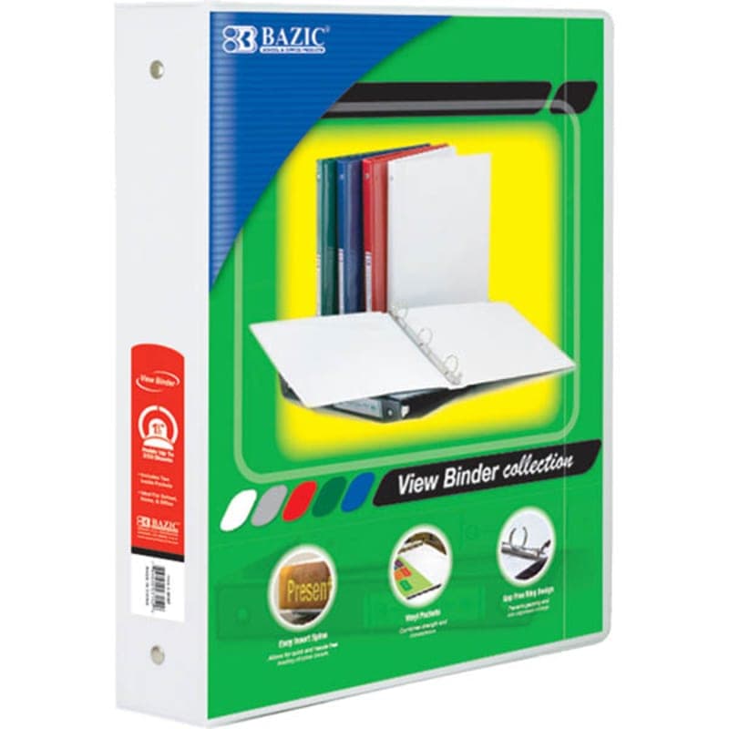Binder - 3-Ring View 1.5" White