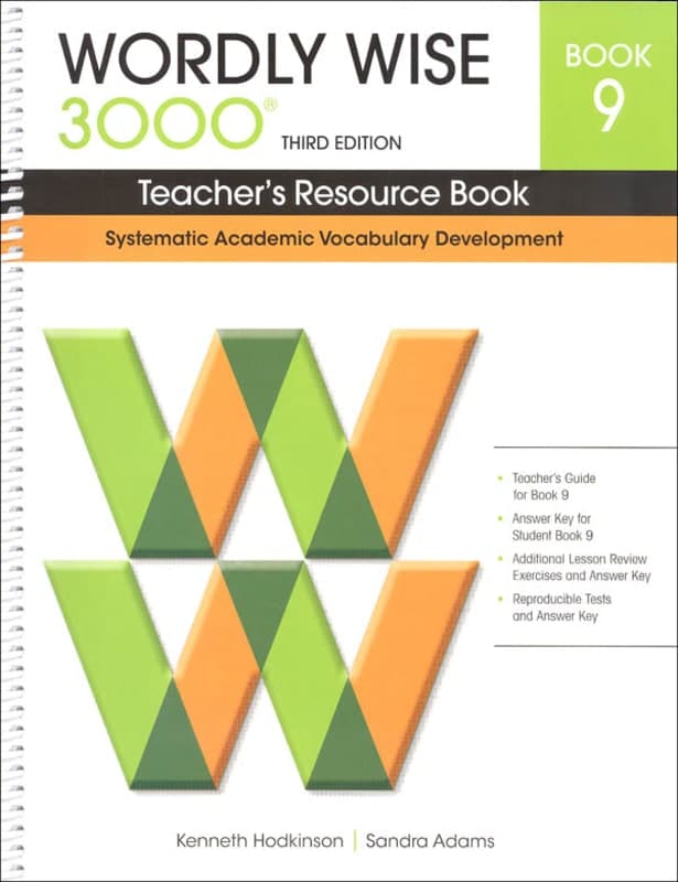 Wordly Wise 3000 3rd Edition Teacher's Resource