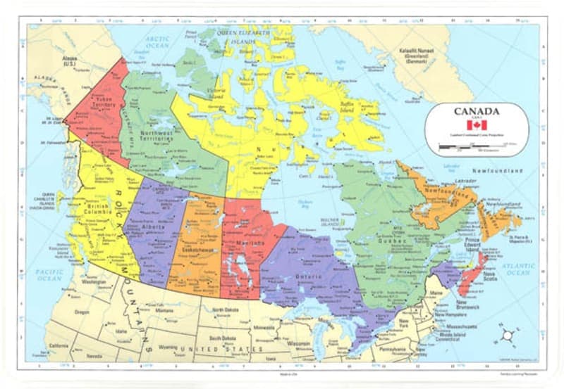 Canada Map Placemat