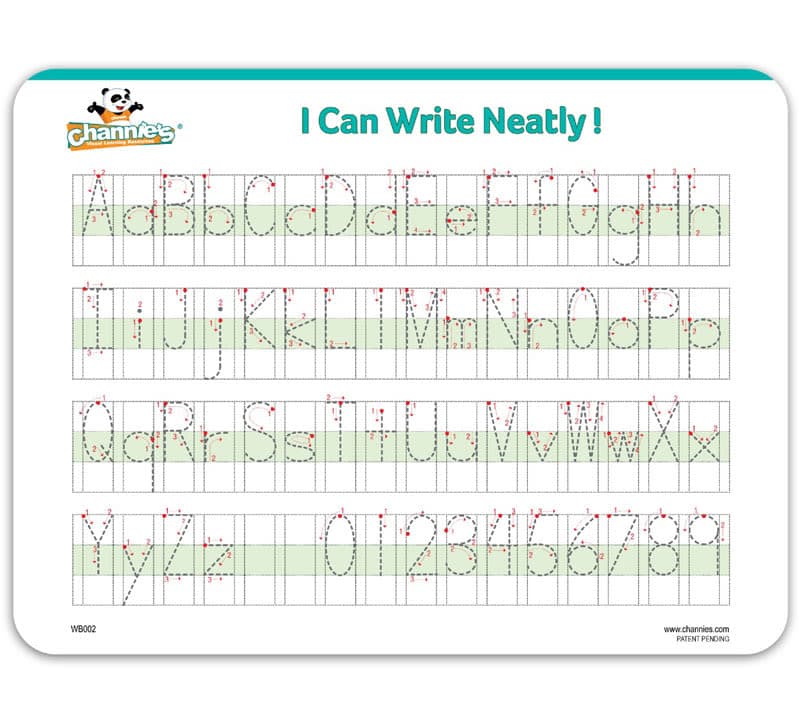 Neat Alphabet Letters & Numbers - Hard Dry Erase