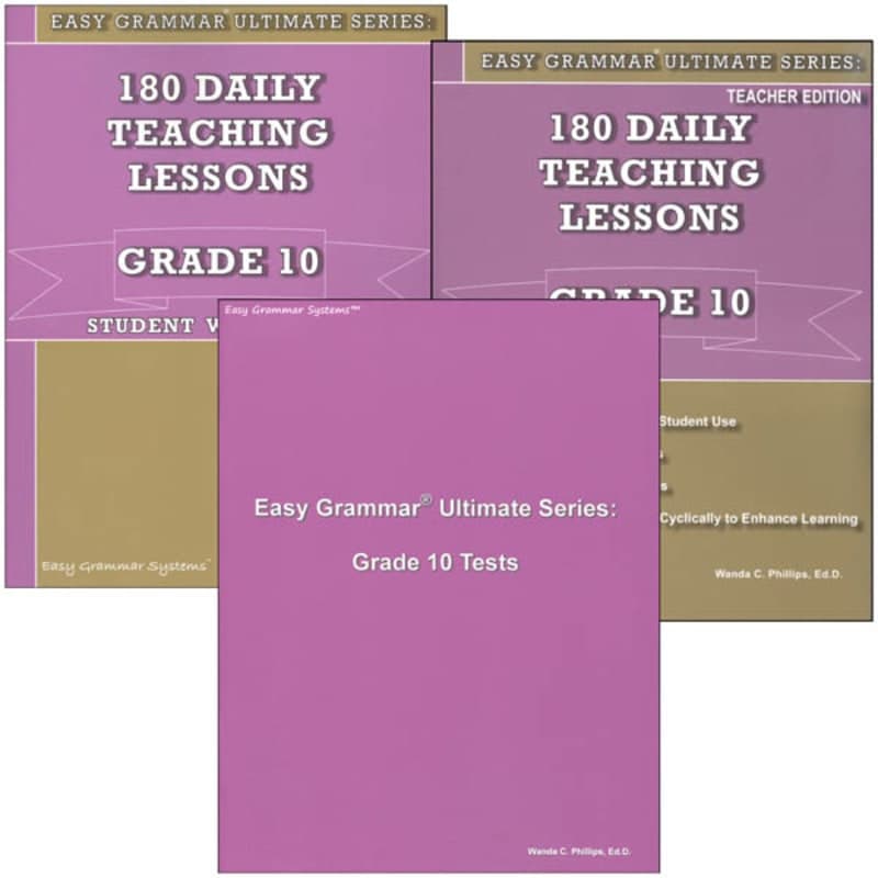 Easy Grammar Ultimate Series Grade 10 Set