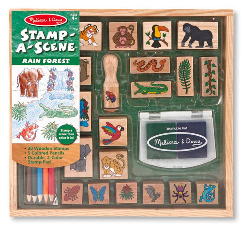 Melissa & Doug Stamp-a-Scene Rain Forest