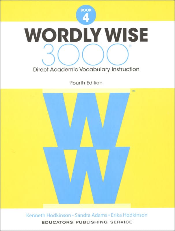 Wordly Wise 3000 Book 4, 4th Edition