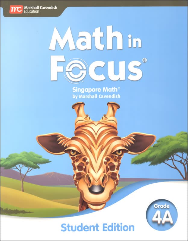 Math in Focus 2020 Student Edition Volume A Grade